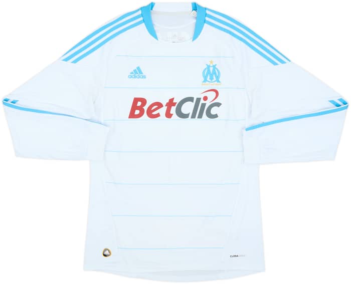 2010-11 Olympique Marseille Home L/S Shirt Gignac #10 - 8/10 - (M)