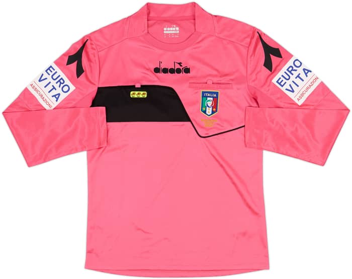 2018-19 Italy Diadora Referee L/S Shirt - 9/10 - (S)