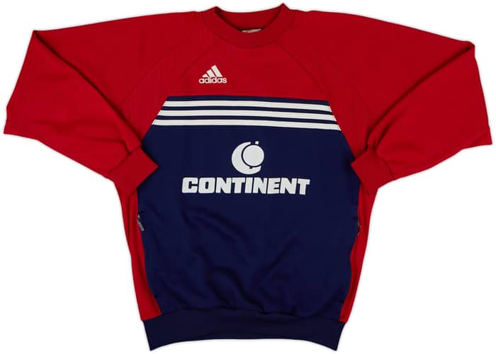1997-98 Caen adidas Sweat Top - 6/10 - (S)
