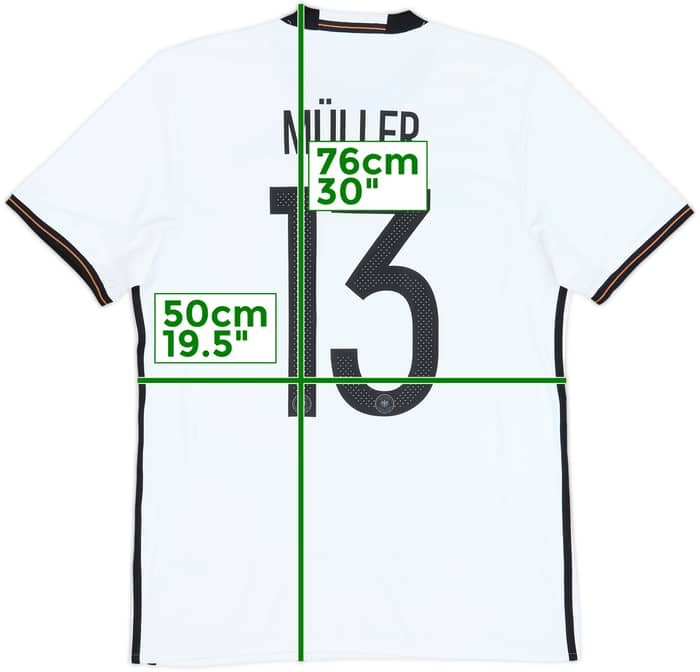 2015-16 Germany Home Shirt Muller #13 - 6/10 - (M)