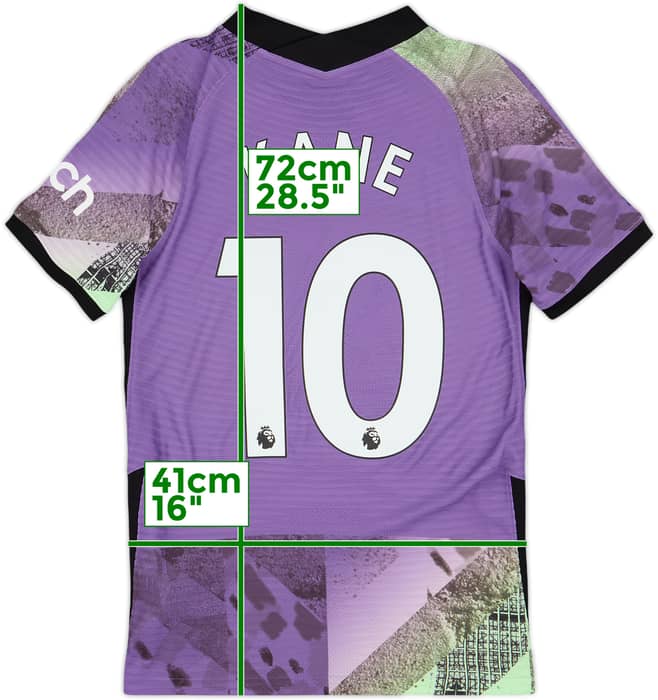 2021-22 Tottenham Authentic Third Shirt Kane #10 - 6/10 - (XS)