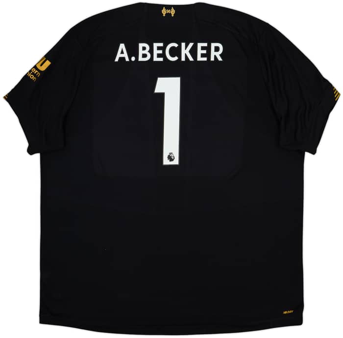 2019-20 Liverpool GK S/S Shirt A.Becker #1 - 10/10 - (3XL)