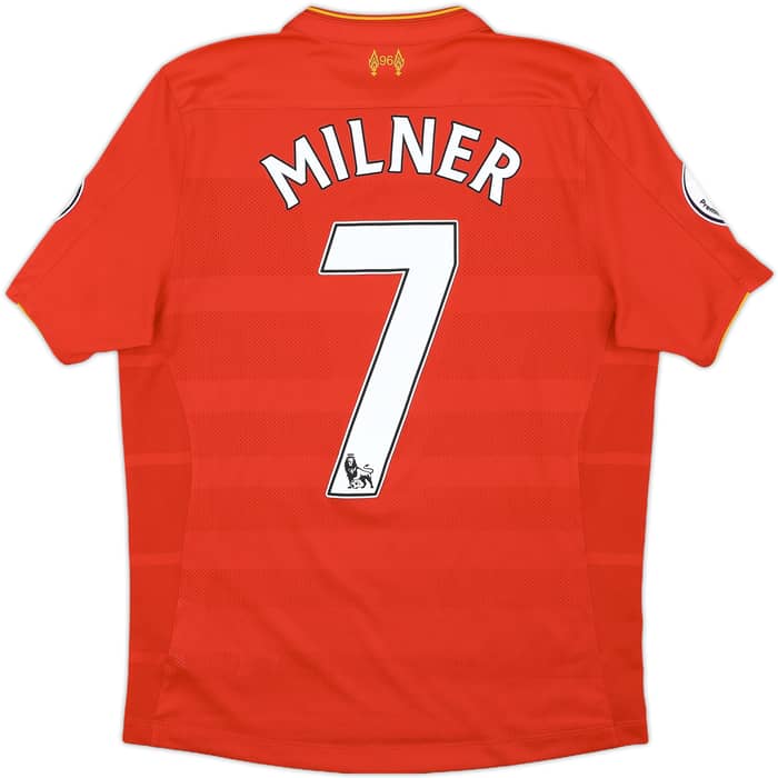 2016-17 Liverpool Home Shirt Milner #7 - 7/10 - (S)