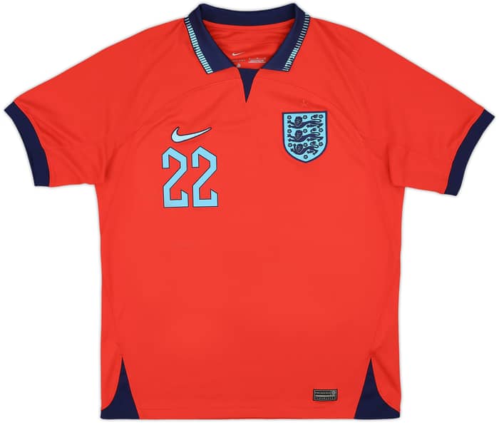 2022-23 England Away Shirt Bellingham #22 - 8/10 - (M)