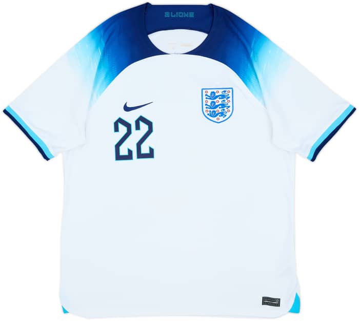 2022-23 England Home Shirt Bellingham #22 - 7/10 - (L)