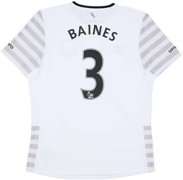 2015-16 Everton Away Shirt Baines #3 - 9/10 - (XL)