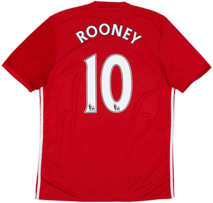 2016-17 Manchester United Home Shirt Rooney #10 - 6/10 - (L)