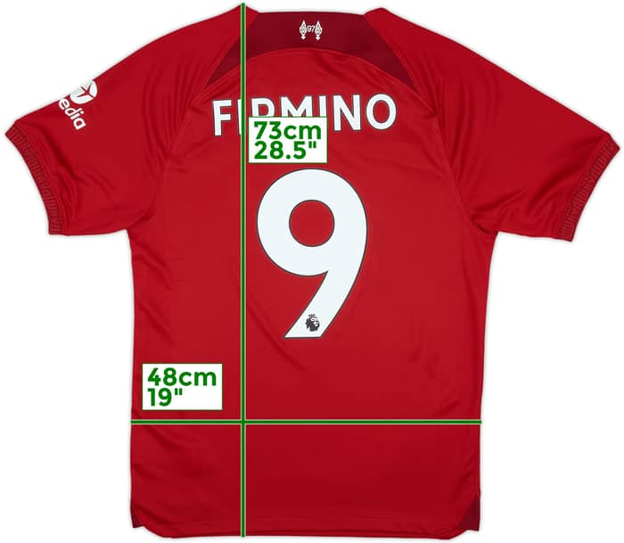 2022-23 Liverpool Home Shirt Firmino #9 - 10/10 - (S)