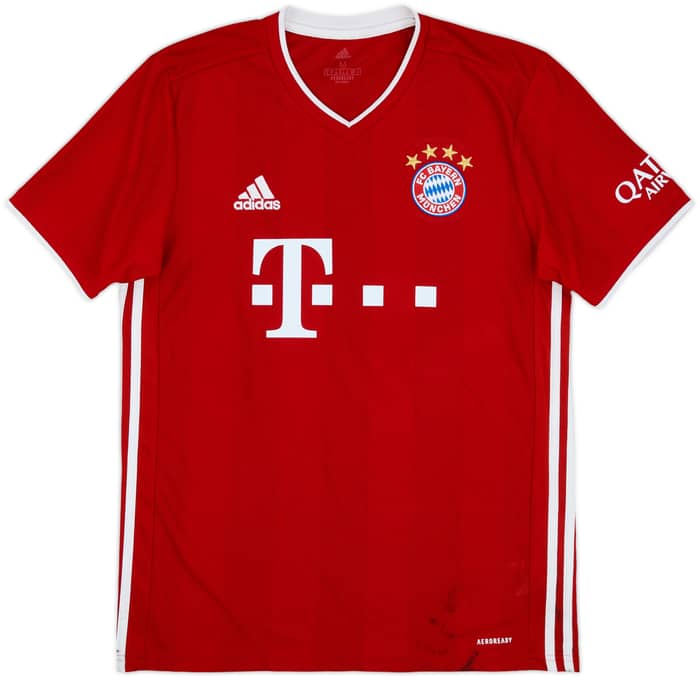 2020-21 Bayern Munich Home Shirt Lewandowski #9 - 8/10 - (M)