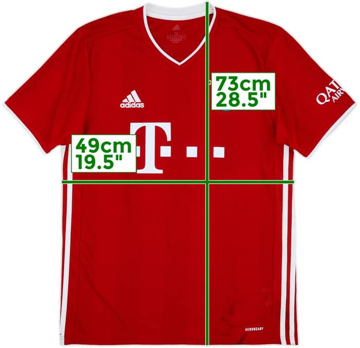 2020-21 Bayern Munich Home Shirt Lewandowski #9 - 8/10 - (M)