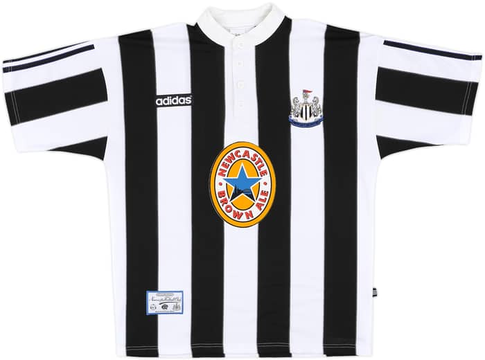 1995-97 Newcastle Home Shirt Shearer #9 - 10/10 - (L)