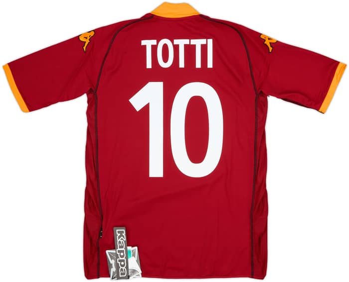 2002-03 Roma Home Shirt Totti #10 (L)