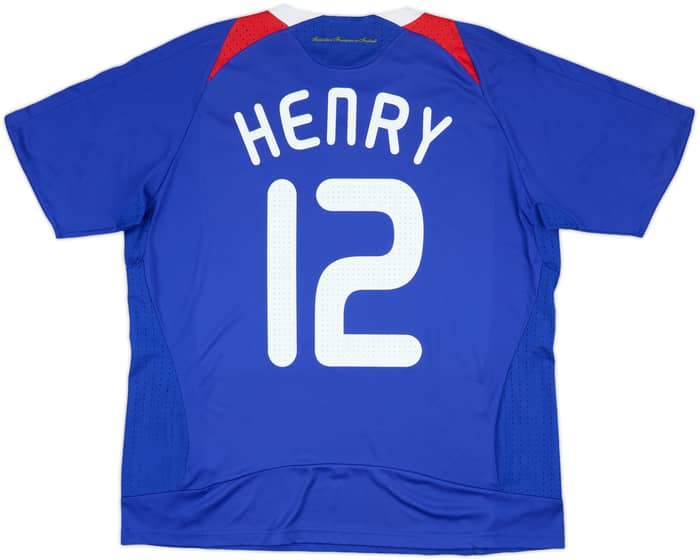 2007-08 France Home Shirt Henry #12 - 8/10 - (Women's XL)