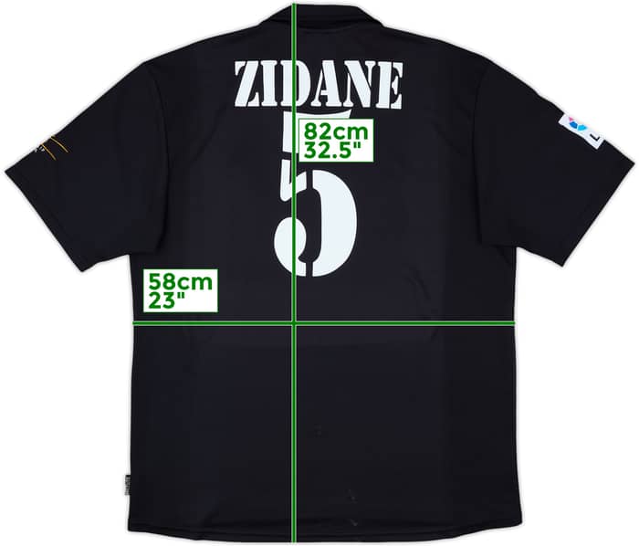 2002-03 Real Madrid Centenary Away Shirt Zidane #5 - 5/10 - (L)
