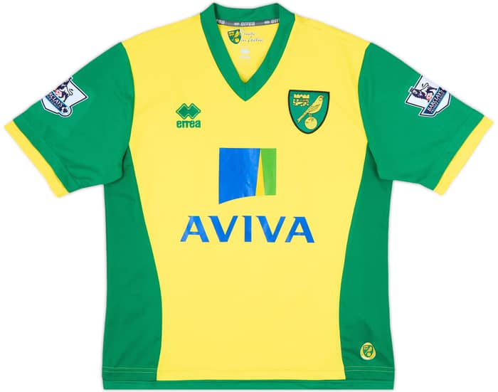 2013-14 Norwich Home Shirt Pilkington #12 - 9/10 - (S)
