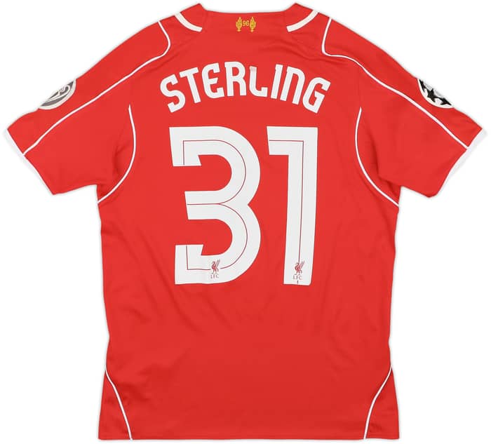 2014-15 Liverpool Home Shirt Sterling #31 - 6/10 - (S)