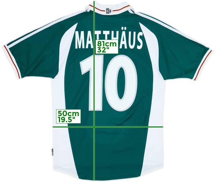 2000-02 Germany Away Shirt Matthaus #10 - 10/10 - (S)