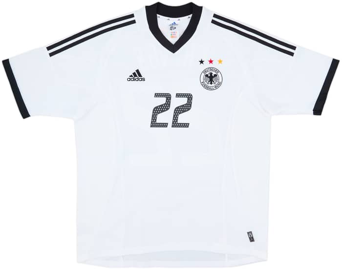 2002-04 Germany Home Shirt Frings #22 - 8/10 - (M)