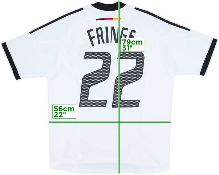 2002-04 Germany Home Shirt Frings #22 - 8/10 - (M)