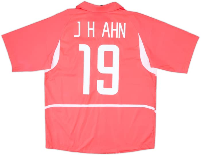 2002-03 South Korea Home Shirt J.H.Ahn #19 - 9/10 - (L)