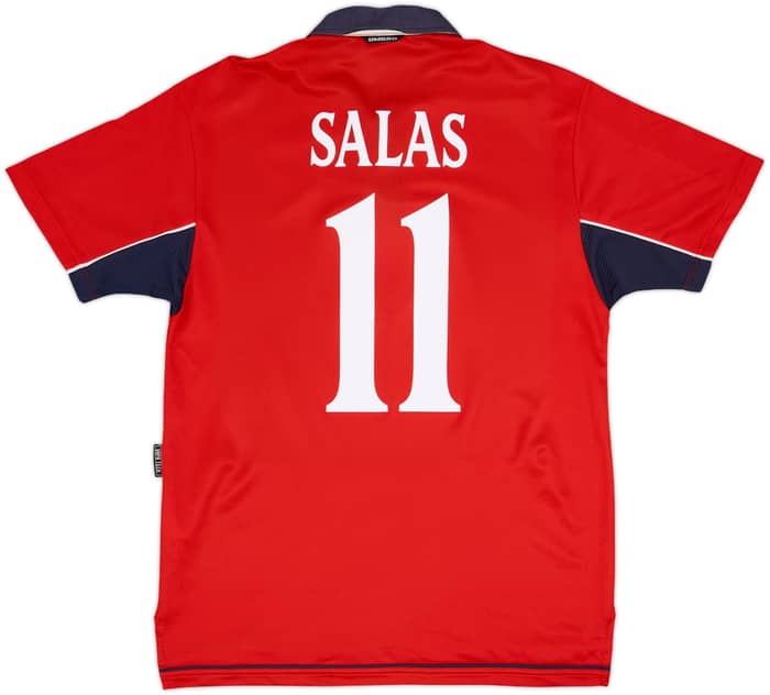 2000-01 Chile Home Shirt Salas #11 - 8/10 - (M)
