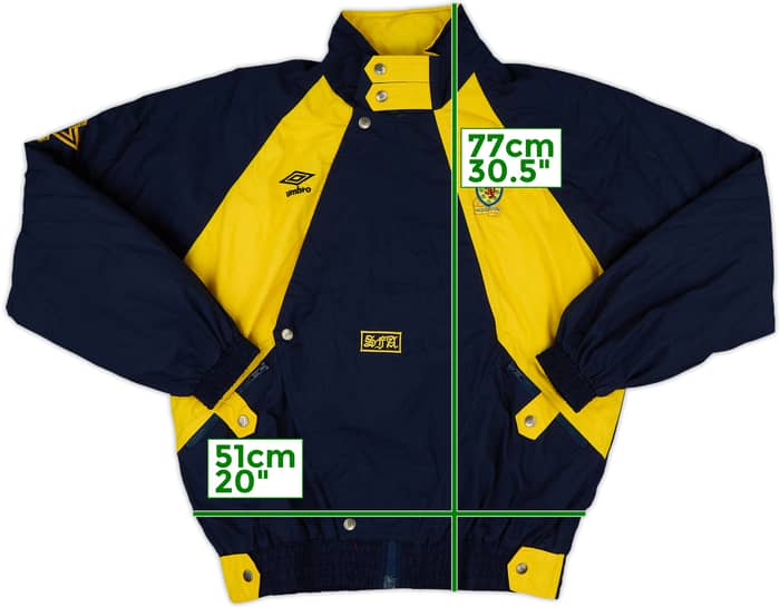 1990-92 Scotland Umbro Track Jacket - 8/10 - (L)