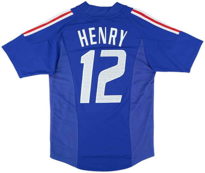 2002-04 France Home Shirt Henry #12 - 5/10 - (S)