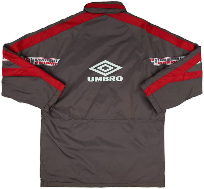 1995-96 Ajax Umbro Padded Bench Coat - 8/10 - (L)