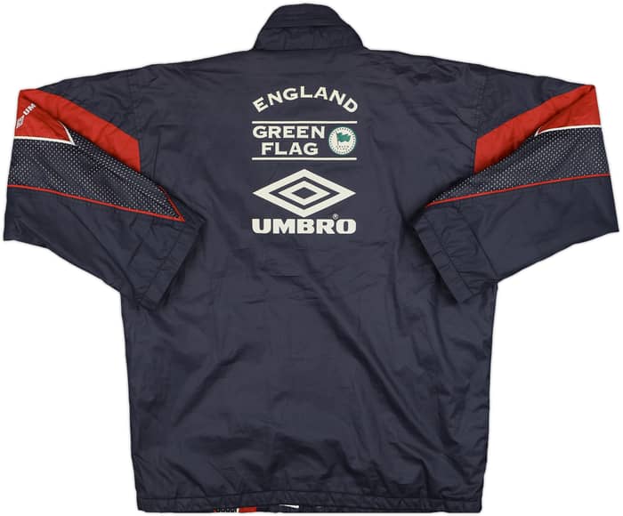 1998-99 England Umbro Hooded Rain Jacket - 7/10 - (S)