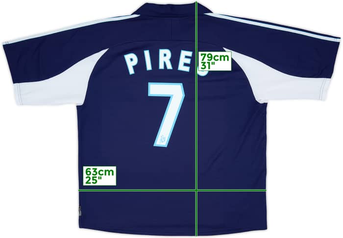 1999-00 Olympique Marseille Away Shirt Pires #7 - 6/10 - (XXL)
