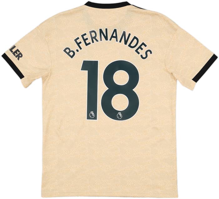 2019-20 Manchester United Away Shirt B.Fernandes #18 - 10/10 - (M)