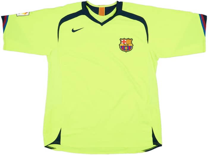 2005-06 Barcelona Away Shirt Ronaldinho #10 - 9/10 - (XL)
