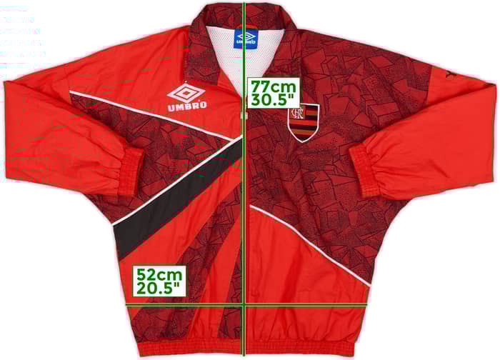 1998-99 Flamengo Umbro Track Jacket - 10/10 - (M)