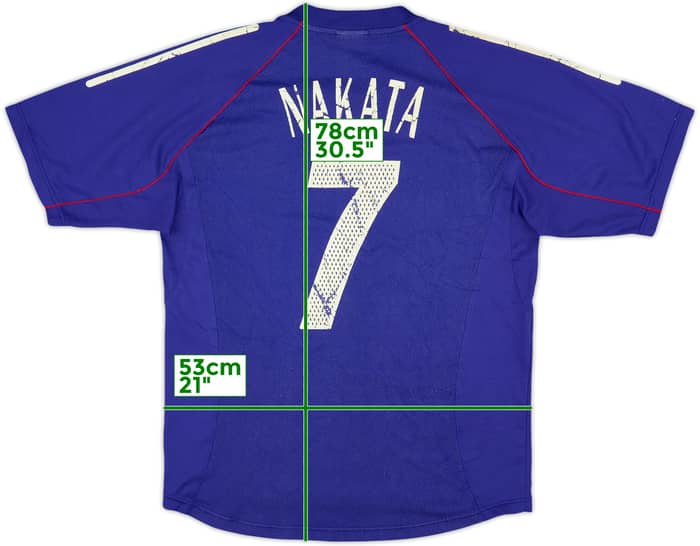 2002-04 Japan Home Shirt Nakata #7 - 4/10 - (M)