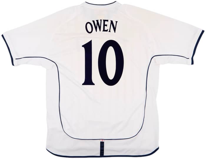 2001-03 England Home Shirt Owen #10 - 7/10 - (XXL)