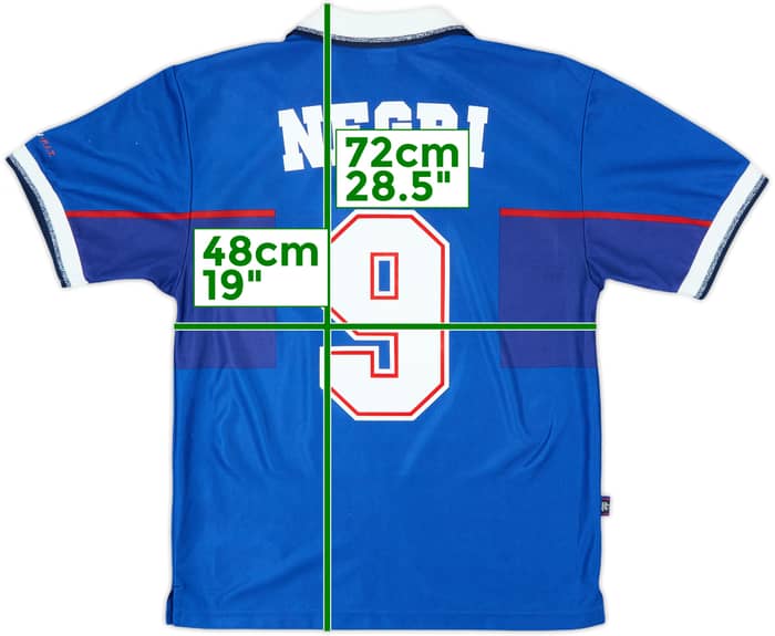 1997-99 Rangers Home Shirt Negri #9 - 9/10 - (S)