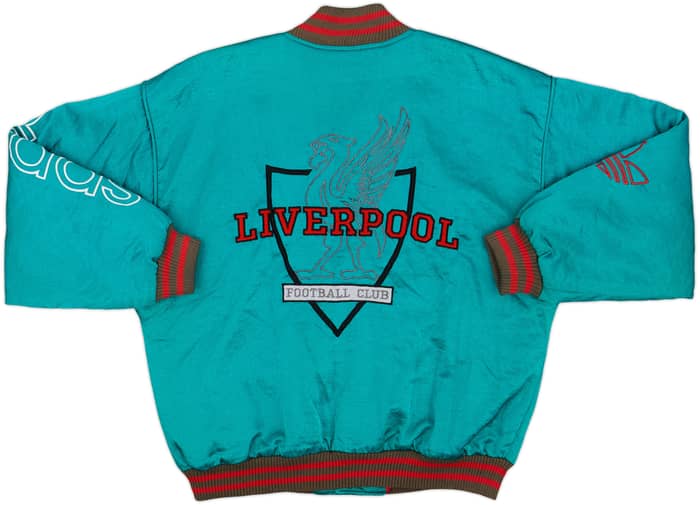 1991-93 Liverpool Reebok Padded Bomber Jacket - 8/10 - (S)