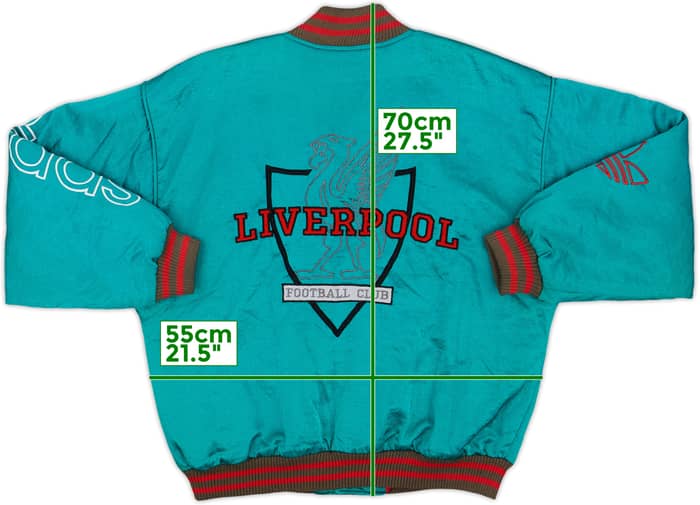 1991-93 Liverpool Reebok Padded Bomber Jacket - 8/10 - (S)