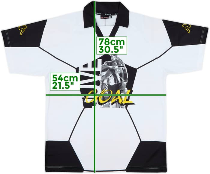 1995-96 Juventus Kappa Graphic Shirt - 6/10 - (M)