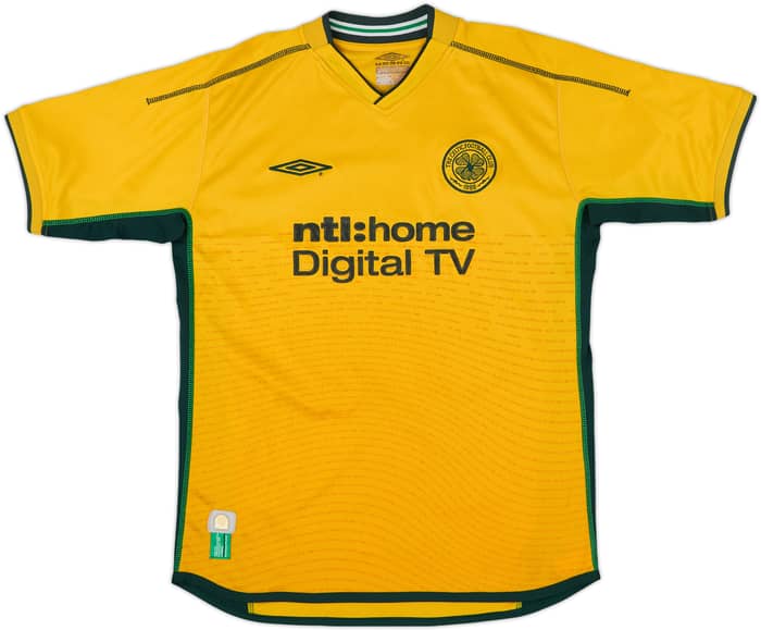 2002-03 Celtic Away Shirt Lennon #18 - 7/10 - (M)
