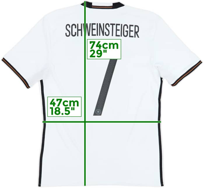 2015-16 Germany Home Shirt Schweinsteiger #7 - 6/10 - (M)