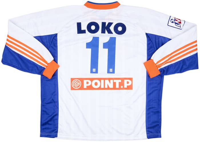 1999-00 Montpellier Match Issue Cup Away L/S Shirt Loko #11