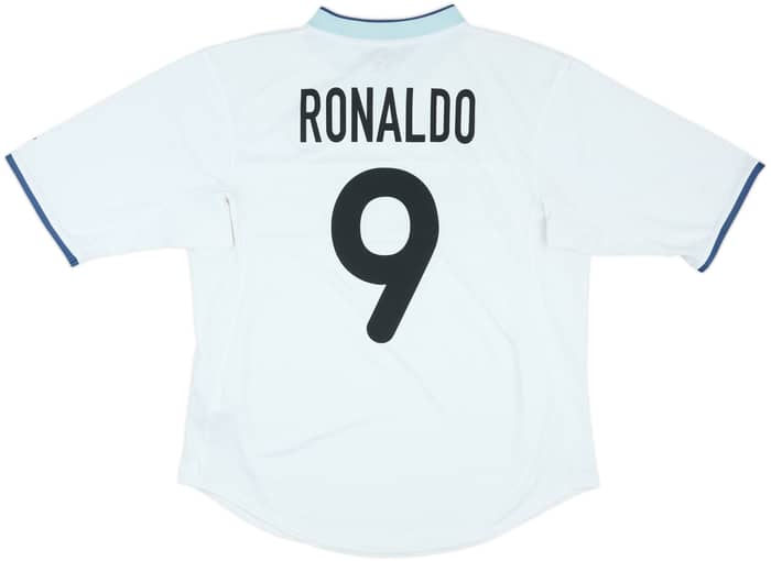 2000-01 Inter Milan Away Shirt Ronaldo #9 - 10/10 - (XL)