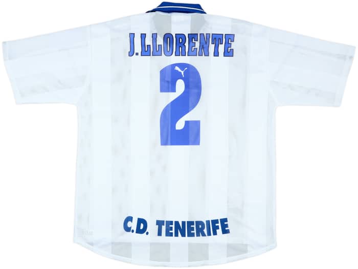 1998-99 Tenerife Home Shirt J.Llorente #2 - 7/10 - (XXL)