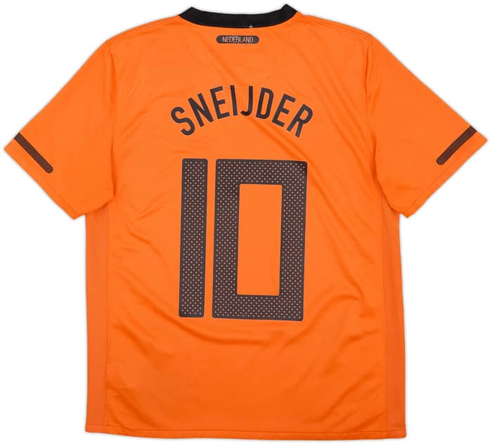 2010-11 Netherlands Home Shirt Sneijder #10 - 8/10 - (M)