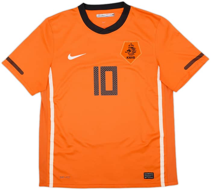 2010-11 Netherlands Home Shirt Sneijder #10 - 8/10 - (M)