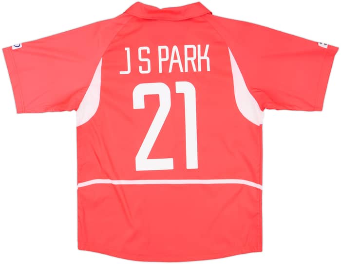 2002-03 South Korea Home Shirt J.S.Park #21 - 10/10 - (M)