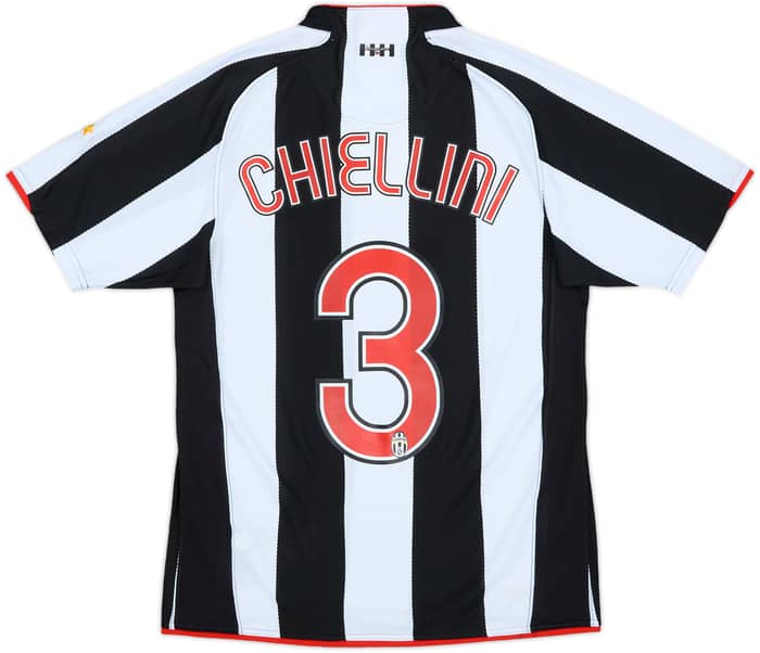 2007-08 Juventus Home Shirt Chiellini #3 - 8/10 - (S)