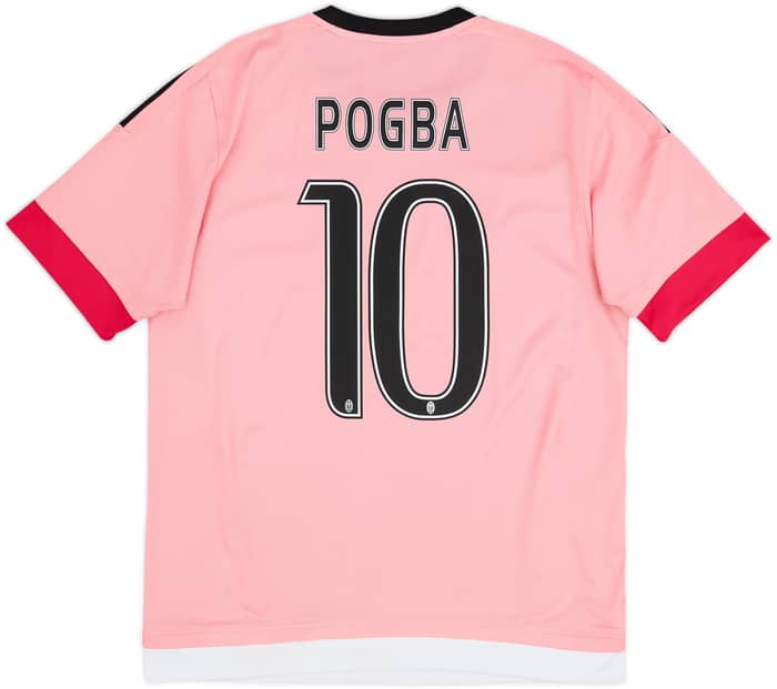 2015-16 Juventus Away Shirt Pogba #10 - 7/10 - (M)