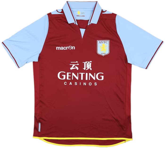 2012-13 Aston Villa Home Shirt Lowton #34 - 7/10 - (S)